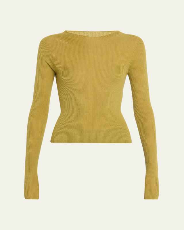 Ribbed Wool Top